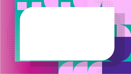 Modern geometric pattern