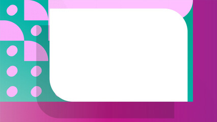 Modern geometric pattern