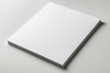 Blank A4 Paper Mockup on Isolated Background created with Generative AI