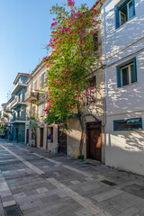 greece old capital nafplion streets shops churches castle and colorful houses quiet hours tourist destination