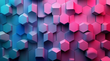 Intricate hexagon pattern with an iridescent glow, shifting colors with a pearlescent sheen, capturing the essence of a dynamic and futuristic aesthetic