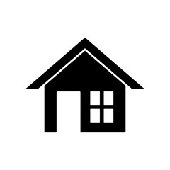 Web home flat icon for apps and websites.