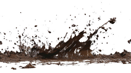 Mud transparent background
