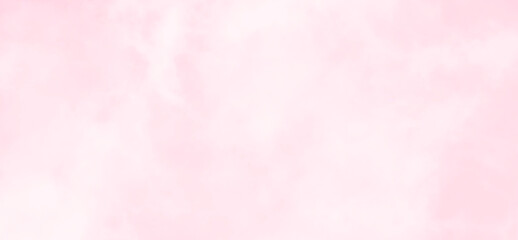 Soft pink purple pastel sky with white fluffy cloud. Wedding anniversary, Romance, Love, Valentine and Celebration background concept.