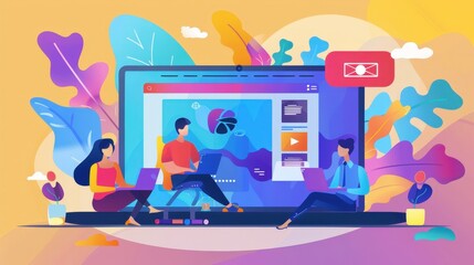 Create a banner for an online webinar