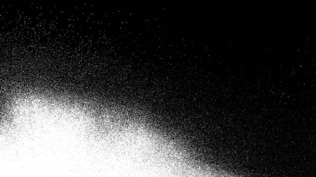 Transparent distressed white grainy texture with dust overlay textured. Grainy noise particles and snow effect on a black background. - Powered by Adobe