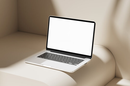Minimalist Laptop Mockup for showcasing your UI design to clients