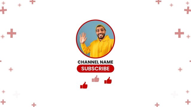 Dynamic Like and Subscribe Video Channel Intro