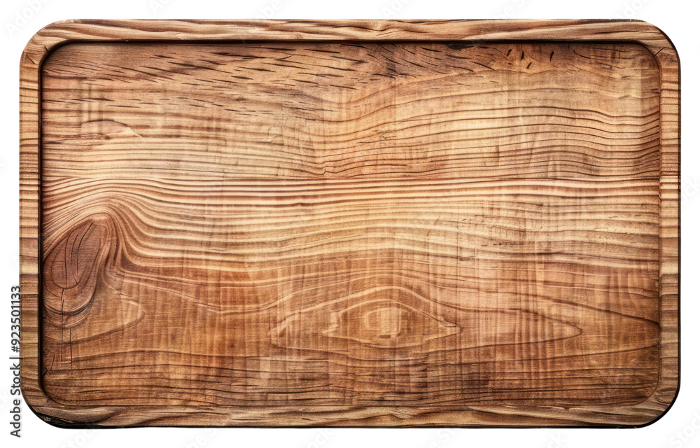 Poster png rustic wooden cutting board