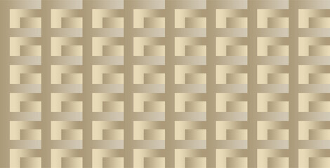 Rectangular geometric fields arranged repeatedly with brown gradations as graphic and artistic inspiration