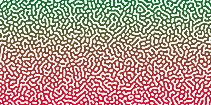 Abstract Turing organic wallpaper with background. Turing reaction diffusion monochrome seamless pattern with chaotic motion. Natural seamless line pattern. Linear design with biological shapes.