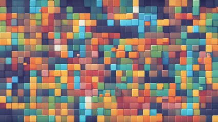 Fototapeta premium custom pixel gaming background