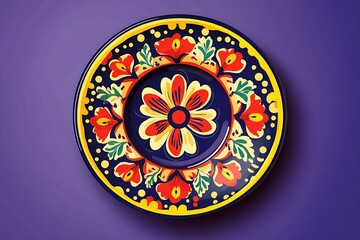 Fototapeta premium Hispanic heritage month. web banner, poster, card for social media, networks. Greeting with national Hispanic heritage month text, Papel Picado pattern, 