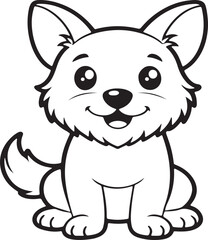 Fototapeta premium Dog Art & Illustration