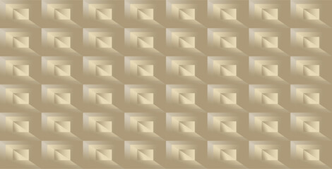 a composition of geometric planes arranged repeatedly with brown gradations as graphic and artistic inspiration