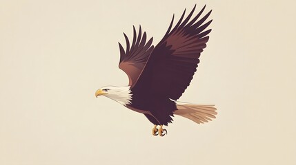 Obraz premium american bald eagle