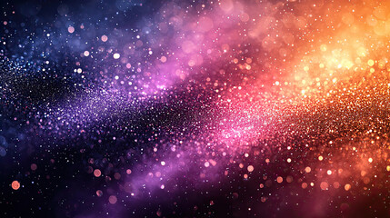 Obraz premium blend of glowing particles and lights in various colors