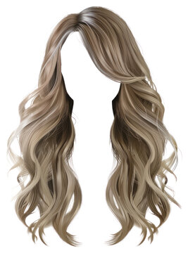 recommend clip art: PNG Wavy blonde hair extension