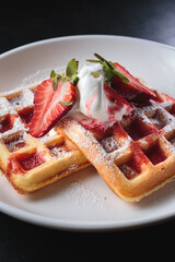 Delicious and fresh sweet pastries