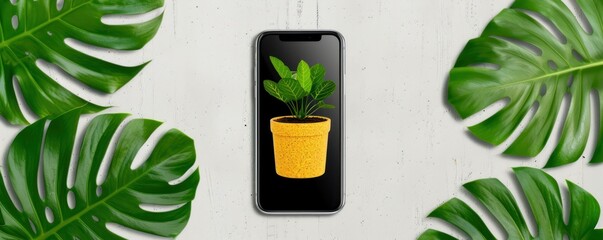 Digital wallet benefits, interest accumulation, flat design illustration