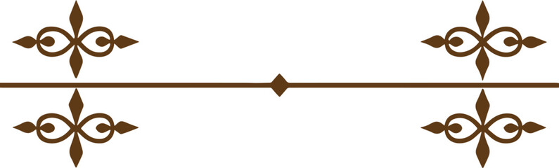 decorative frame with gold ornament