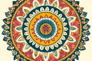 Hispanic heritage month. web banner, poster, card for social media, networks. Greeting with national Hispanic heritage month text, Papel Picado pattern, 