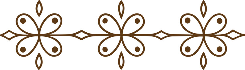 abstract golden ornament