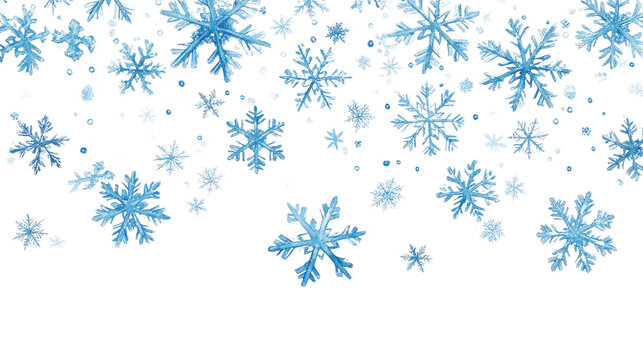 snowflakes transparent background