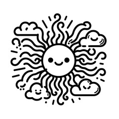 Naklejka premium the sun