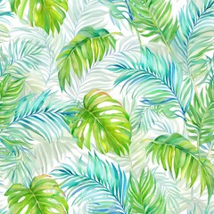 seamless pattern with leaves
