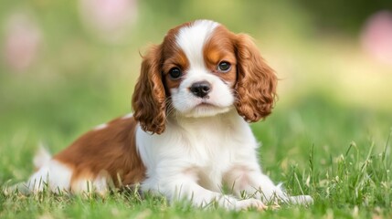 Adorable Cavalier King Charles Spaniel Puppy