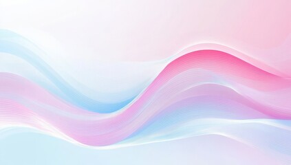 Background with soft pastel waves gradient colors for designing apps or products