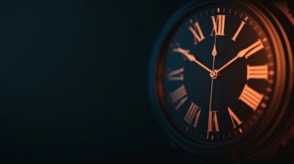 Vintage Clock Close-Up