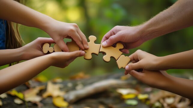 Collaborative Puzzle Connections
