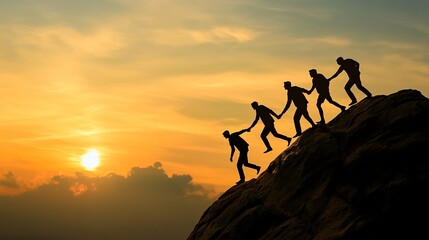 Fototapeta premium Teamwork in Nature