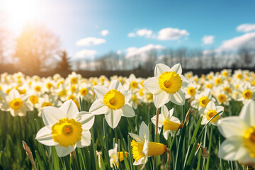 Obraz premium daffodils in spring