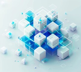 abstract blue background