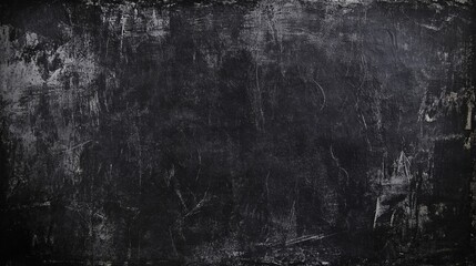 Naklejka premium Grungy Black Chalkboard Background