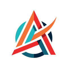 A Letter logo design template for use all purpose