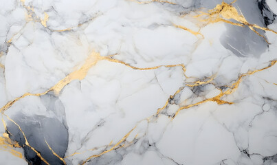 Luxurious marble background with a blend of gray and gold veining, perfect for creating a sophisticated design element in architectural projects or premium interior decor.