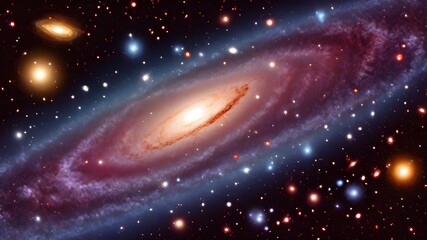 Obraz premium Allgning galaxies