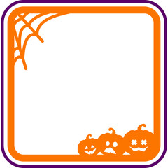 Halloween Pumpkin Frame