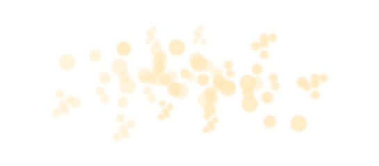 Abstract blurred bokeh light isolated on transparent background. Blurred glowing bokeh png. Magic glow, Bokeh lights effect. golden bokeh with soft light sparkle. Holiday decoration design elements