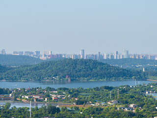 Summer scenery of Wuhan East Lake Scenic Area