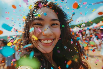 Portrait of a University Graduate Celebrating Graduation Season in Academic Attire