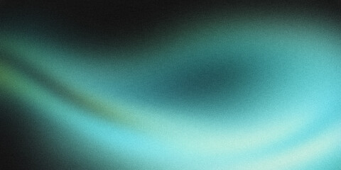Abstract background with a blue green gradient and a grainy texture