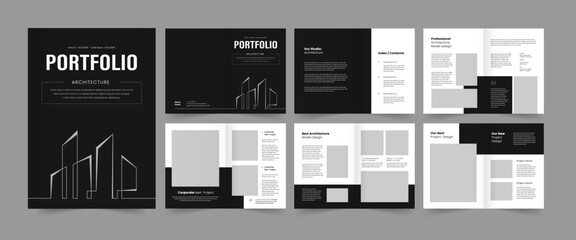 Architecture Portfolio or Interior Portfolio Template