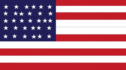 Naklejka premium American Flag Illustration