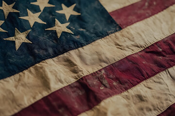 Illustration of the USA national flag