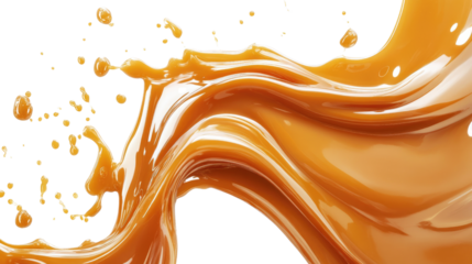 caramel cream transparent background